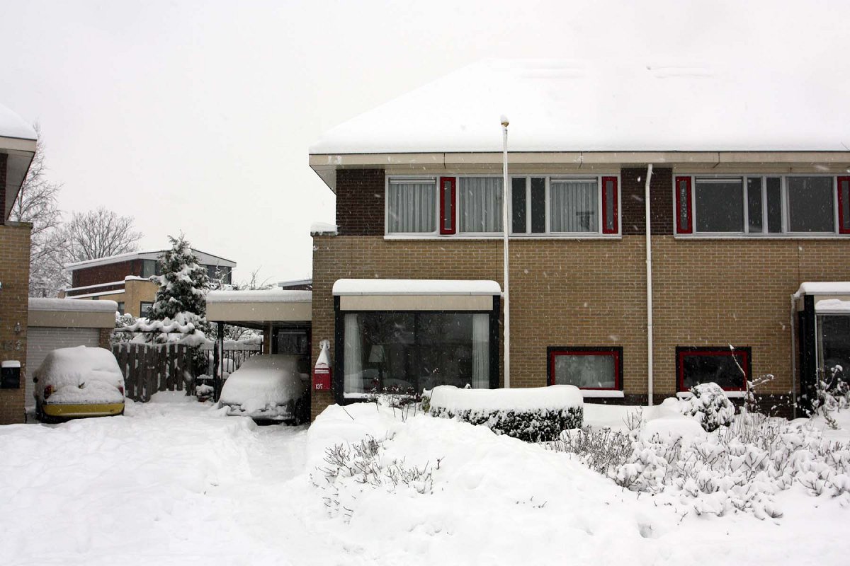 Ons huis van de voorzijde.